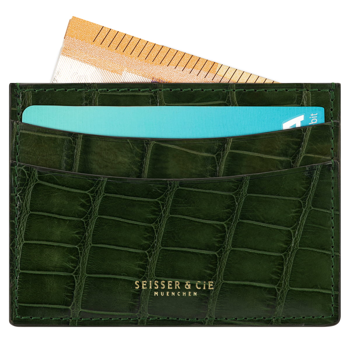 Kreditkarten-Etui (Krokodil-Leder, Sonderedition) – Bild 3